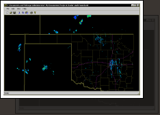 This capture shows multiple radar sites.